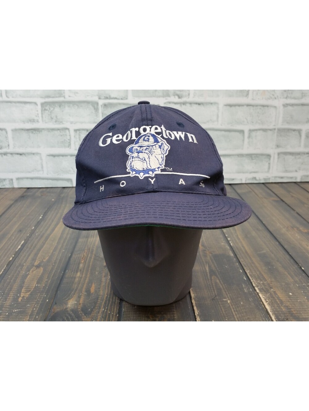 Vintage Georgetown Hoyas Bulldogs Snapback Cap Hat One Size Fits All